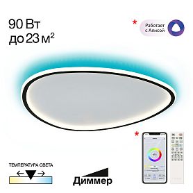 Потолочная люстра Citilux Trio CL215B261E, арматура черная - фото 1