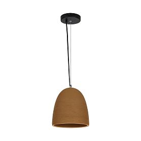 Подвесной светильник Arte Lamp Cento A7083SP-1BJ, арматура черный, плафон керамика бежевая - фото 1