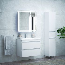 Мебель для ванной Corozo Алабама Z2 100, подвесная, цвет белый - фото 1