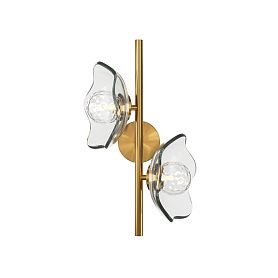 Бра Maytoni Miracle MOD207WL-02BS, арматура латунь, профиль стекло прозрачное - фото 1