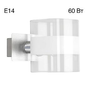 Бра Citilux Вирта CL139310, арматура алюминий, плафоны стекло прозрачное - фото 1