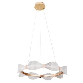 Подвесная люстра Arte Lamp Grace A1868SP-1PB, арматура латунь, плафон акрил прозрачный - фото 1