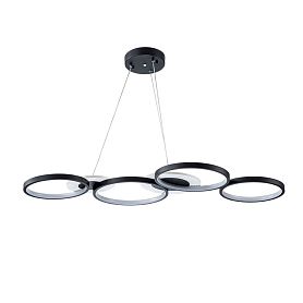 Подвесная люстра Arte Lamp Stardust A2452SP-100BK, арматура черная, плафон  белый - фото 1