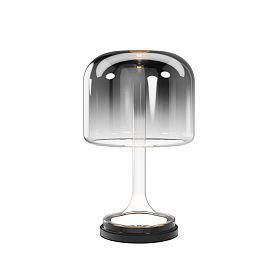 Настольный светильник Maytoni Spirito MOD286TL-L18B3K, арматура черная, профиль стекло дымчатое - фото 1