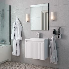 Мебель для ванной Corozo Блисс 60, цвет белый - фото 1