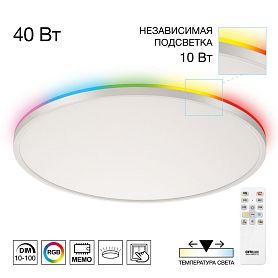 Накладной светильник Citilux Norma CL749500, арматура белая - фото 1