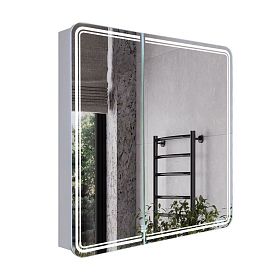 Шкаф-зеркало Comforty Нео 80, с подсветкой - фото 1