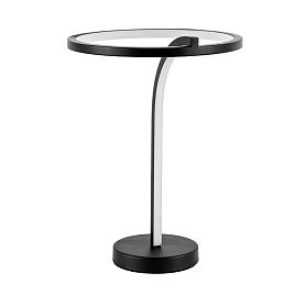 Декоративная настольная лампа Arte Lamp Enigma A2974LT-16BK, арматура черная, плафон акрил белый - фото 1