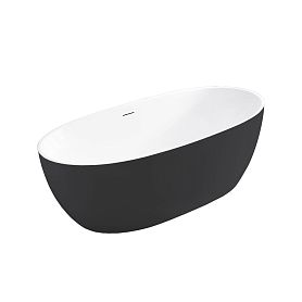 Ванна Vincea VBT-405-170MB 170x80 акриловая, цвет белый / черный матовый - фото 1