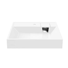 Раковина Mixline Лерон 60x50 над стиральной машиной, цвет белый - фото 1