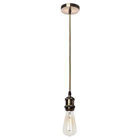 Подвесной светильник Arte Lamp Electra A7002SP-1AB, арматура античная бронза    - фото 1