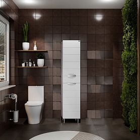 Шкаф-пенал Санта Родос 40, цвет белый - фото 1