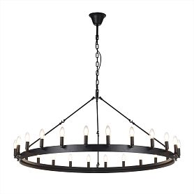 Подвесная люстра Citilux Смитсон CL470124, арматура черная - фото 1