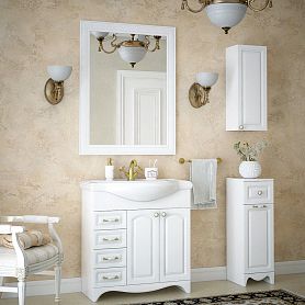 Мебель для ванной Corozo Классика 80, цвет белый - фото 1