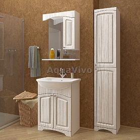 Мебель для ванной Mixline Крит 65, цвет патина серебро - фото 1