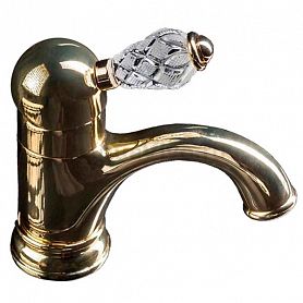 Смеситель Boheme Luxury Crystal 281-CRST для раковины - фото 1