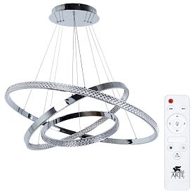 Подвесная люстра Arte Lamp Orione A2182SP-160CC, арматура хром, плафон пластик прозрачный - фото 1