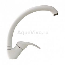 Смеситель Mixline ML-GS02-341 для кухни, высокий излив, цвет молоко - фото 1