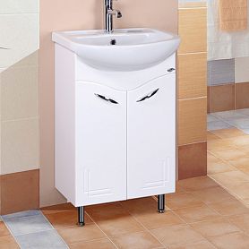 Тумба под раковину Оника Лада 60.11, цвет белый - фото 1