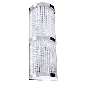 Настенный светильник Arte Lamp Albali A1063AP-2CC, арматура хром, плафон стекло прозрачное - фото 1