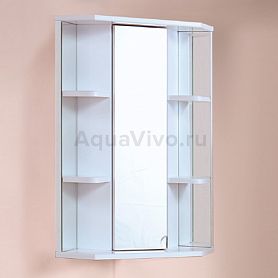 Шкаф-зеркало Onika Кредо 35 У, угловой, цвет белый - фото 1