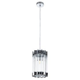 Подвесной светильник Arte Lamp Caravaggio A1059SP-1CC, арматура хром, плафон хрусталь прозрачный - фото 1