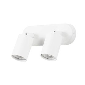 Спот Arte Lamp Aquarius A3226PL-2WH, арматура белый, плафон алюминий белый - фото 1