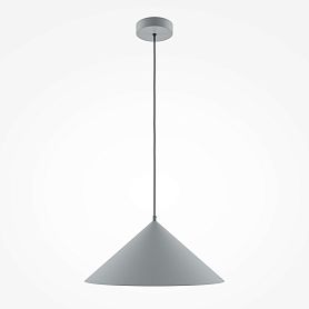Подвесной светильник Maytoni Basic colors MOD167PL-01GR, арматура серая, профиль металл серый - фото 1