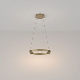 Подвесной светильник Maytoni Rim MOD058PL-L22BS3K, арматура латунь, профиль силикон белый - фото 1