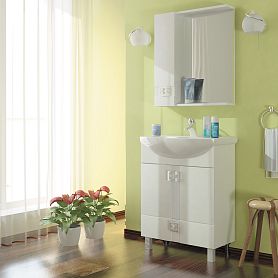 Мебель для ванной Mixline Квадро 1 65, цвет белый - фото 1