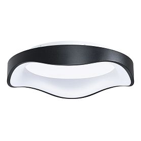 Потолочный светильник Arte Lamp Ankaa A3085PL-48BK, арматура черный, плафон акрил белый - фото 1