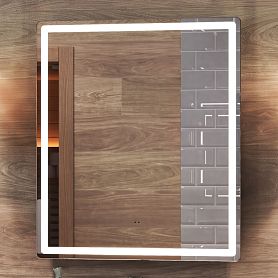 Зеркало Vigo Geometry Comfort 60x70, с подсветкой, функцией антизапотевания - фото 1