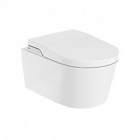 Унитаз-биде Roca WC Inspira In-Wash 7803060001 подвесной, безободковый, электронный, с сиденьем микролифт - фото 1
