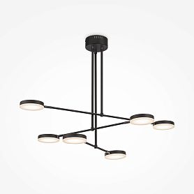 Подвесной светильник Maytoni Fad MOD070PL-L38B3K, арматура черная, плафон алюминий черный - фото 1