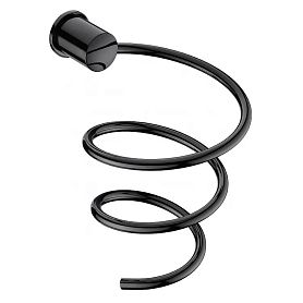 Держатель для фена WasserKRAFT K-1080 Polished Black, цвет черный - фото 1