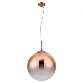 Подвесной светильник Arte Lamp Jupiter Copper A7964SP-1RB, арматура бронза, плафон стекло прозрачное / бронза, 40х40 см - фото 1