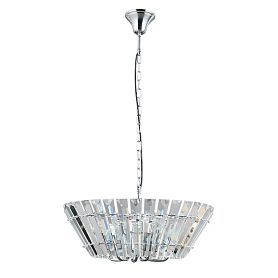 Подвесная люстра Arte Lamp Florizel A1072SP-6CC, арматура хром, плафон хрусталь прозрачный - фото 1