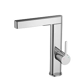 Смеситель Vincea VKF-22CH для кухни, с выджвижным изливом, цвет хром - фото 1