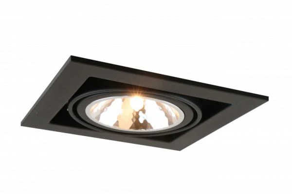 Точечный светильник Arte Lamp Cardani Semplice A5949PL-1BK, арматура черная, 20х20 см