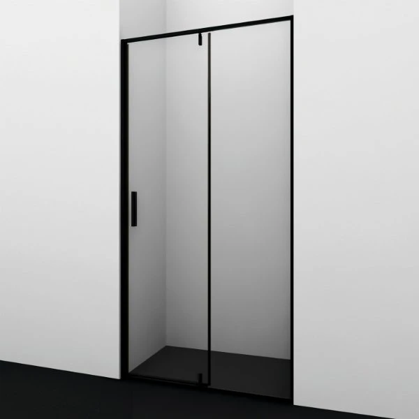 Душевая дверь WasserKRAFT Elbe WasserSchutz 74P04 90x200, стекло прозрачное, профиль черный