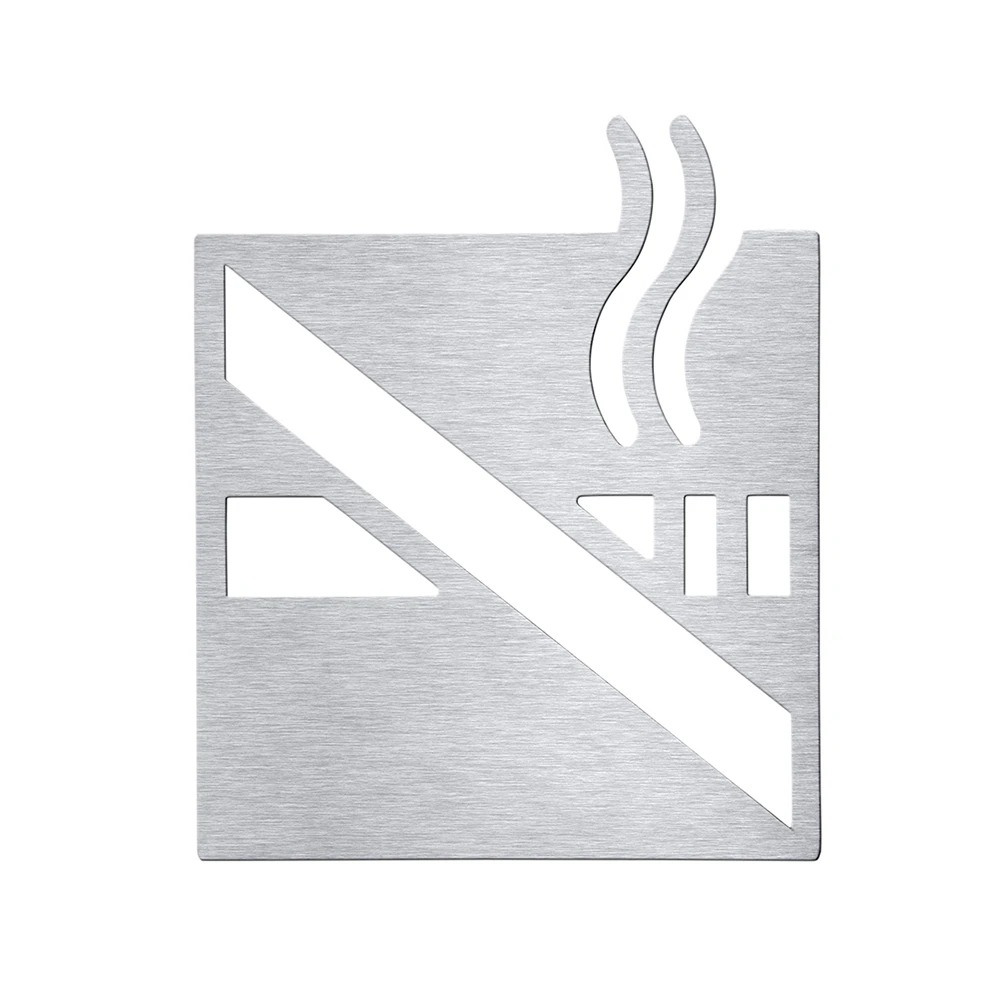Bemeta Hotel 111022055 Табличка курить запрещено, цвет хром матовый
