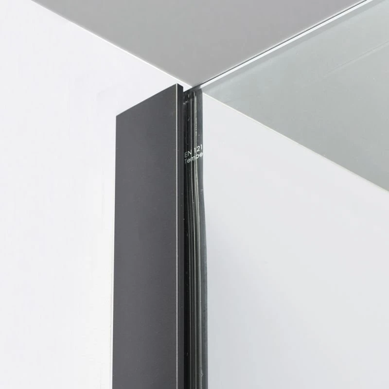 Душевой уголок WasserKRAFT Elbe WasserSchutz 74P22 100х90, стекло прозрачное, профиль черный