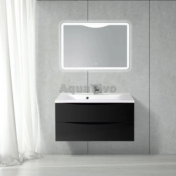 Мебель для ванной BelBagno Marino 100, цвет Nero Lucido