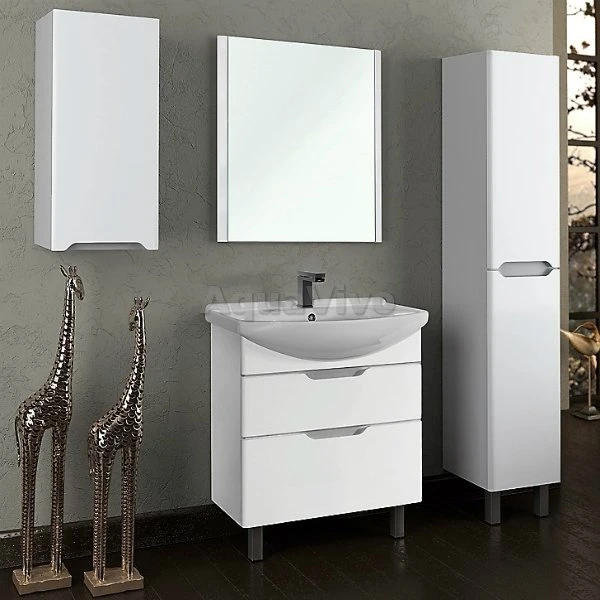 Мебель для ванной Dreja Laguna Plus 105, цвет белый лак