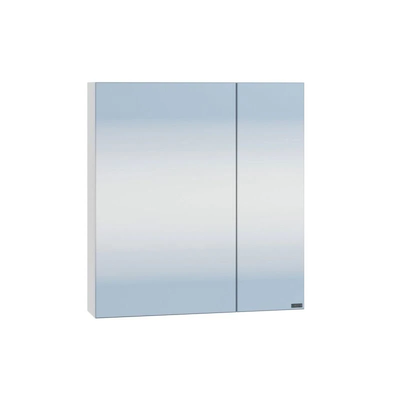 Шкаф-зеркало Санта Аврора 60, цвет белый