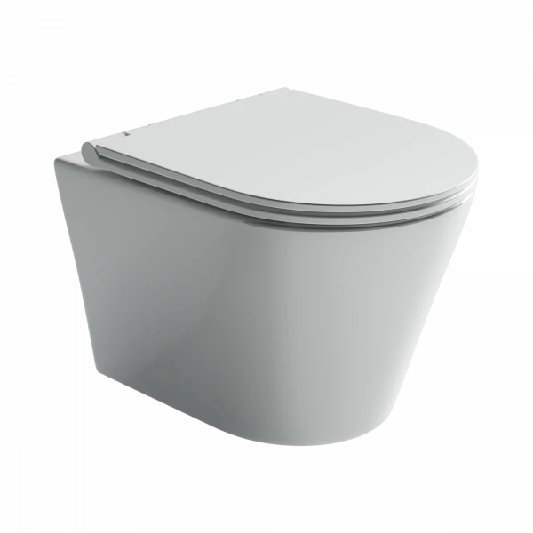 Унитаз Ceramica Nova Forma CN3011 подвесной, безободковый, с сиденьем микролифт, цвет белый