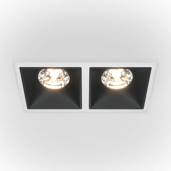 Точечный светильник Maytoni Technicali Alfa DL043-02-15W4K-D-SQ-WB, арматура бело-черная