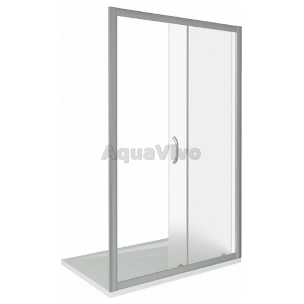 Душевая дверь Good Door Infinity WTW-120-G-CH 120, стекло грейп, профиль хром - фото 1