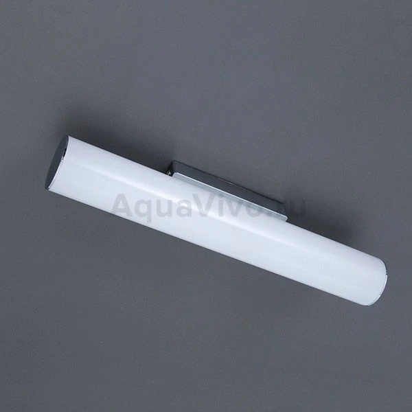 Настенный светильник Citilux Фауст CL72112N, арматура хром, плафон полимер белый, 41х8 - фото 1