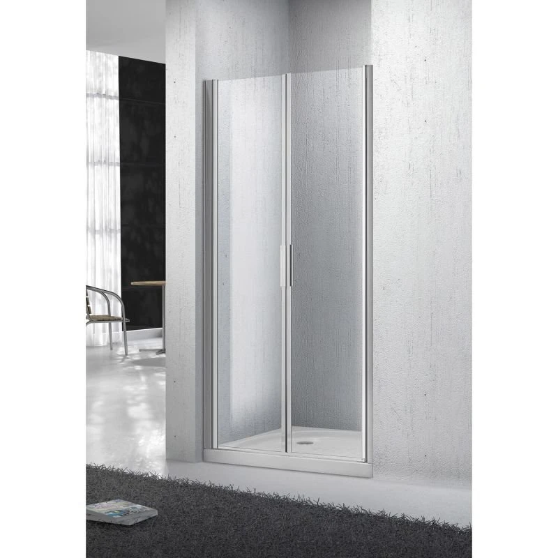 Душевая дверь BelBagno Sela B-2-60-C-Cr 60x190, стекло прозрачное, профиль хром
